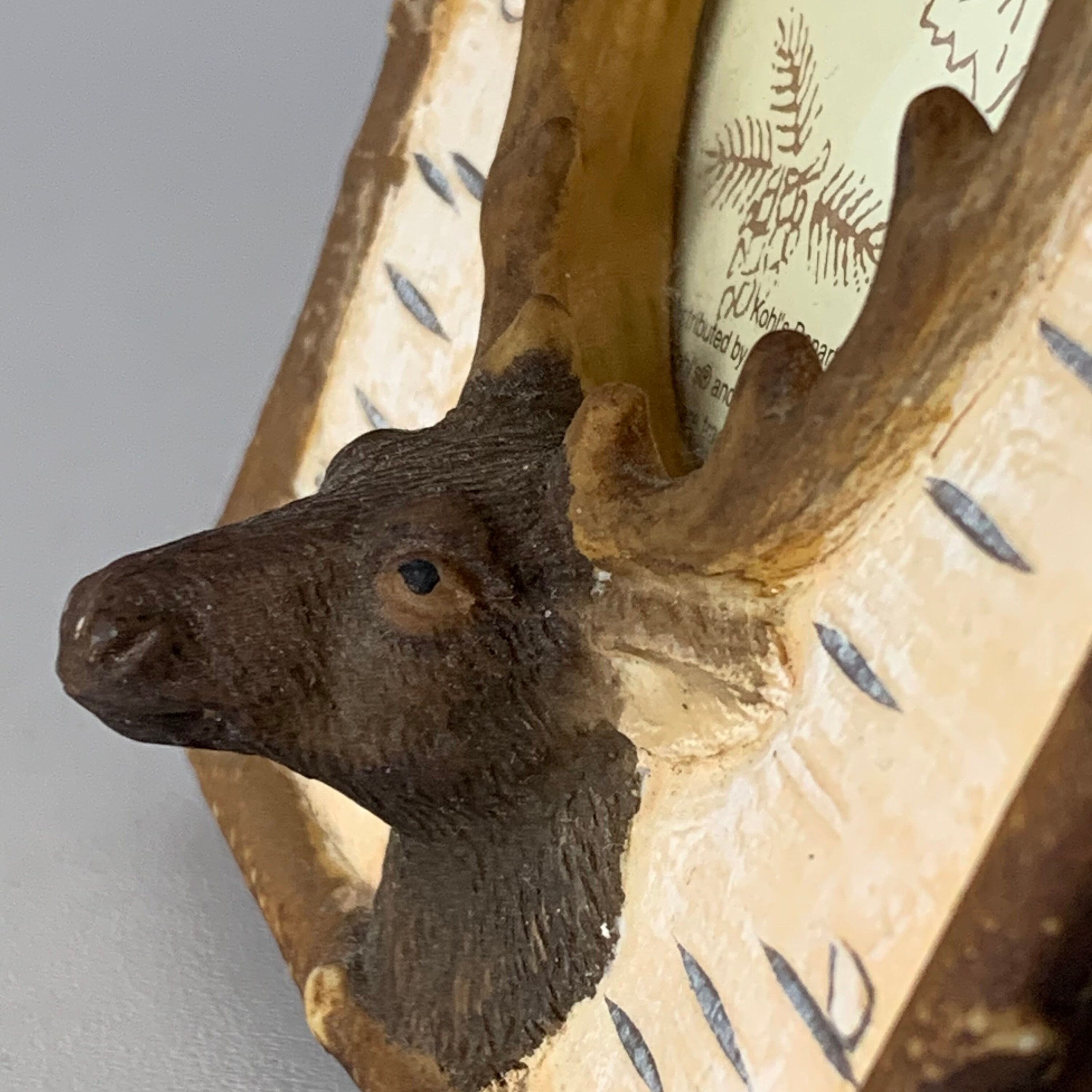 RUSTIC WOODS and DEER Stand up Picture Frame Deer Antlers Etsy