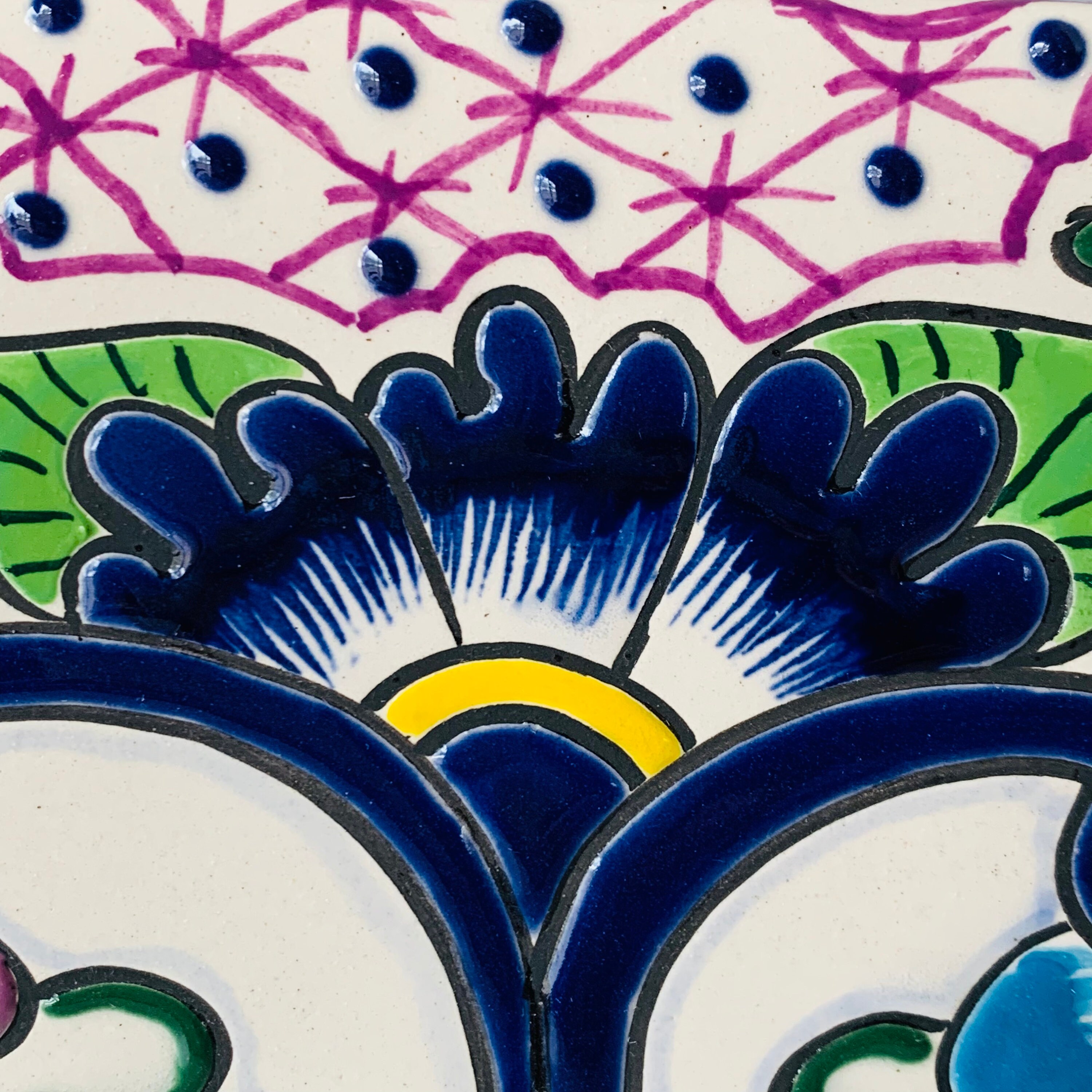 POTTERY TISSUE BOX Cover Talavera Mexican Pottery Ceramic Etsy