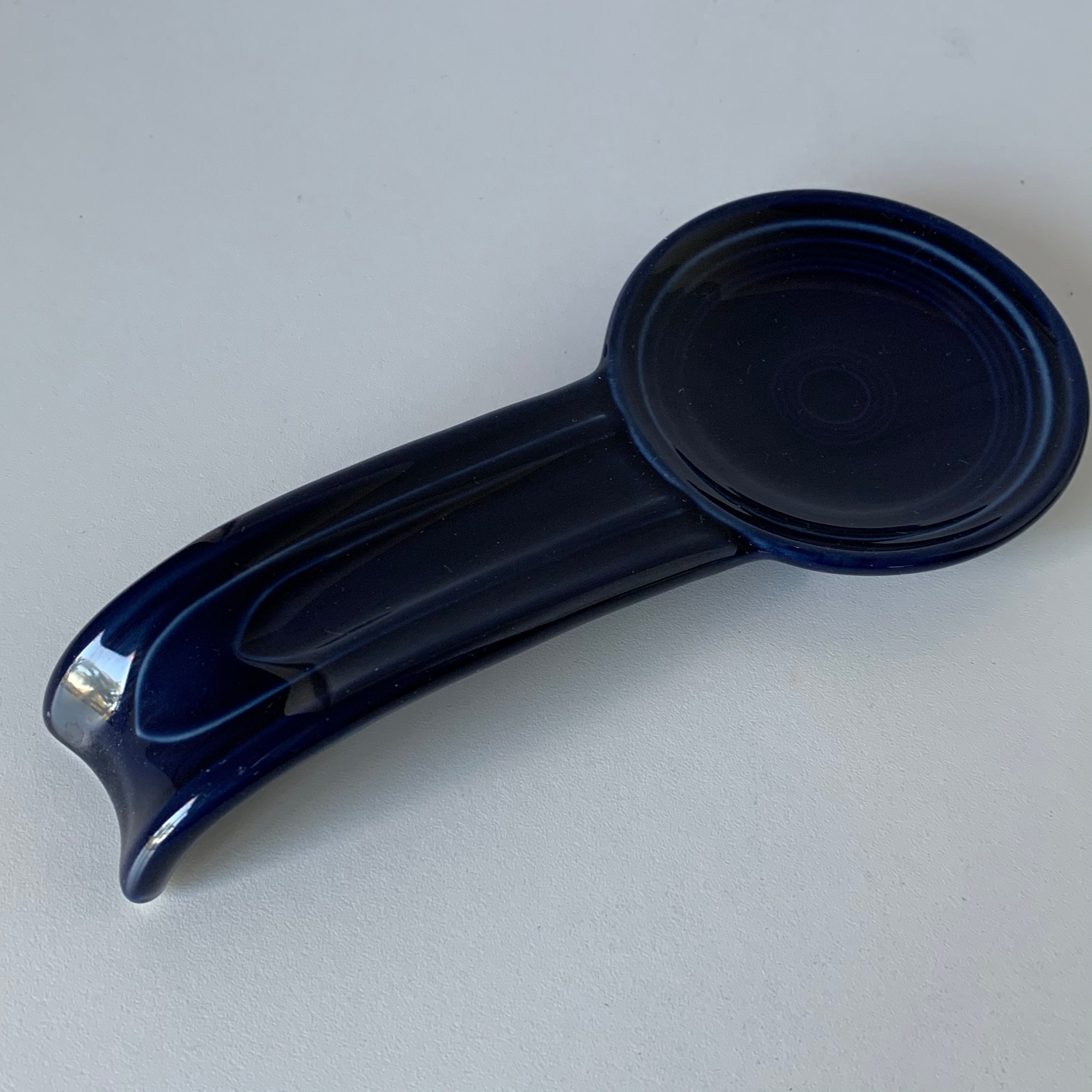 FIESTA SPOON REST Cobalt Blue Spoon Holder Fiesta Ware Etsy
