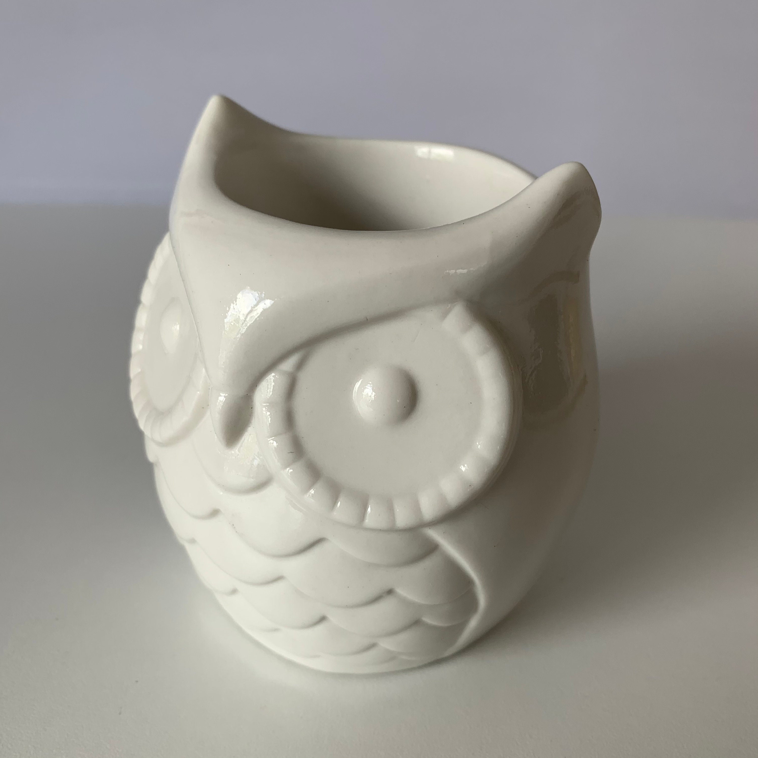 YANKEE OWL CANDLEHOLDER Ceramic Owl Candle Holder Yankee Etsy