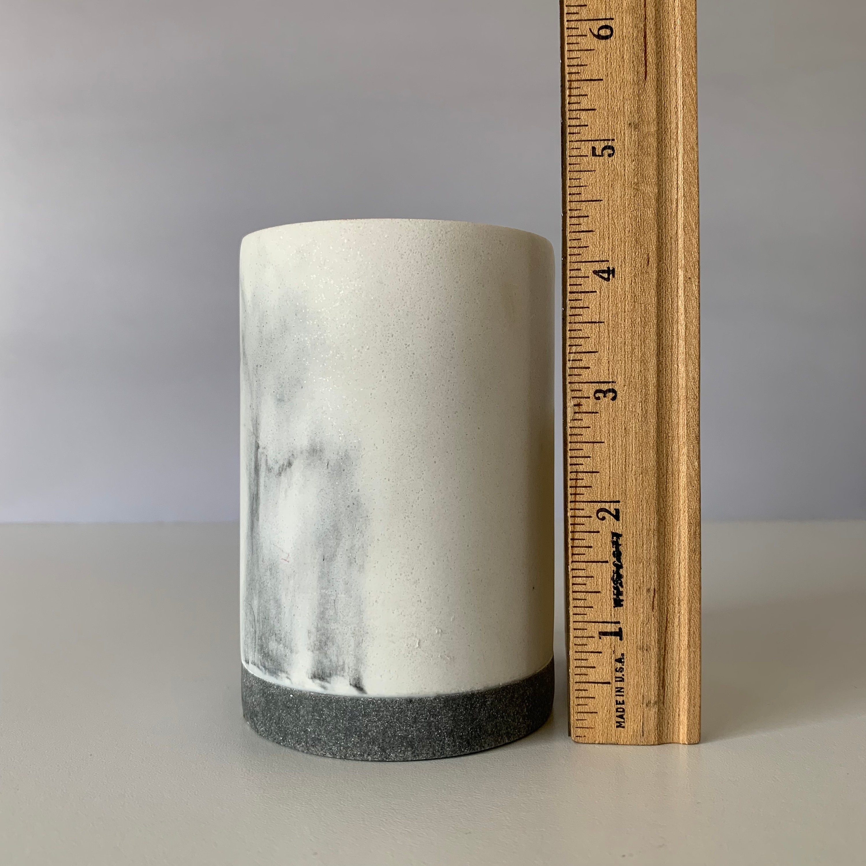 MARBLE PENCIL HOLDER Desk Organizer Marble Utensil Holder Etsy