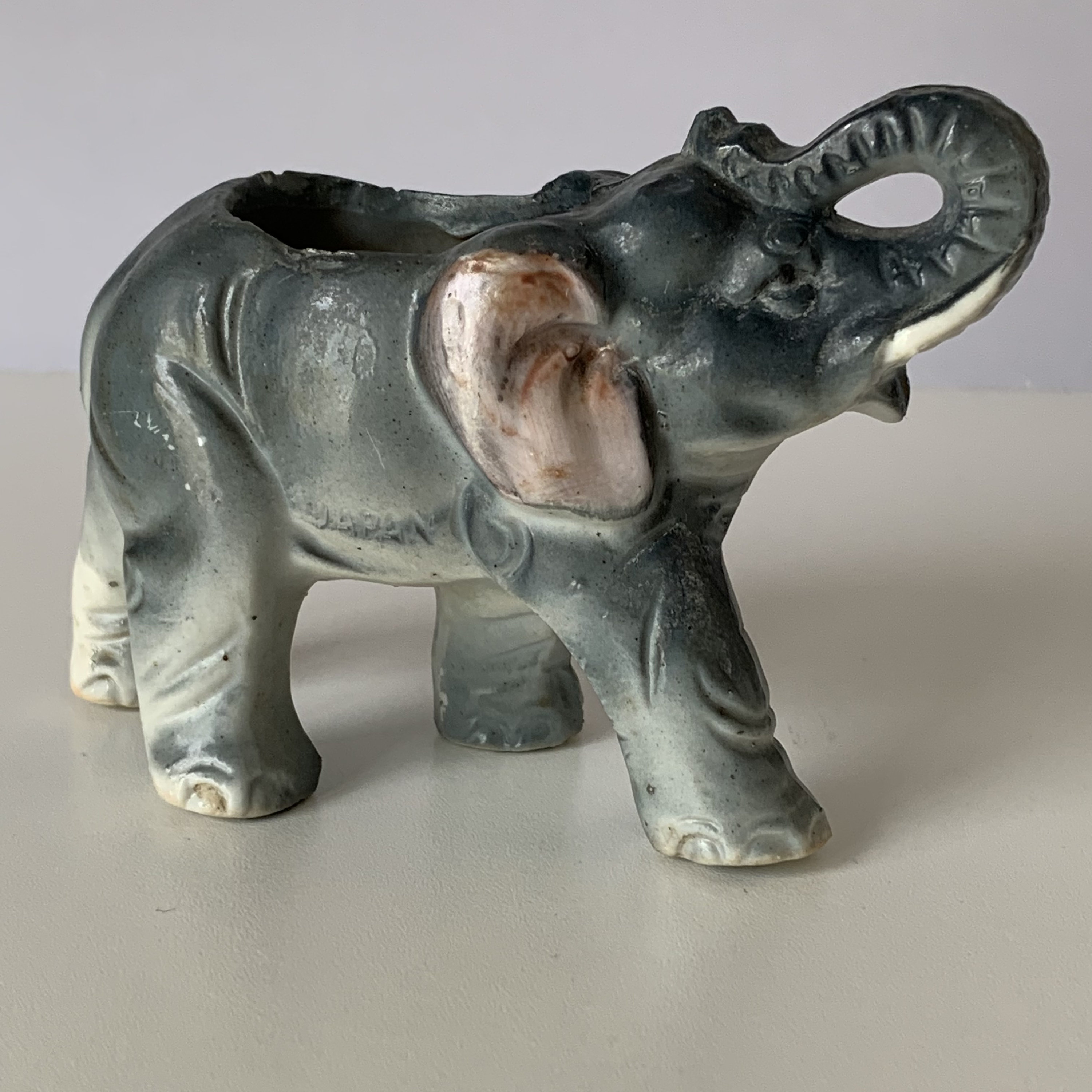 VINTAGE ELEPHANT PLANTER Japan Elephant Planter Small | Etsy