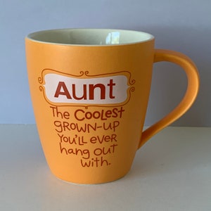 COOL AUNT MUG, Aunt Gift, The Coolest Grown-Up You'll Ever Hang Out With Cup, Hallmark Coolest Aunt Coffee Mug Cup, Gift For Aunt, Gift Mug