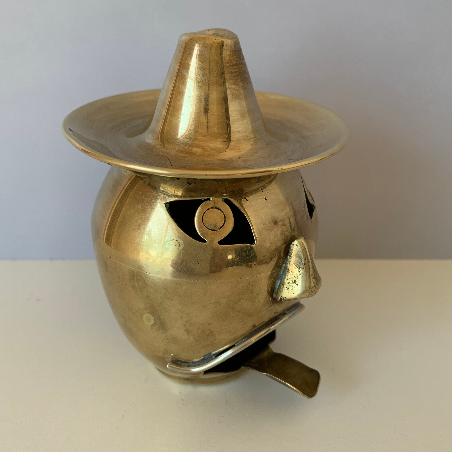 CUSTOM BRASS ASHTRAY Head Hat Brass Ashtray Head Ashtray Etsy