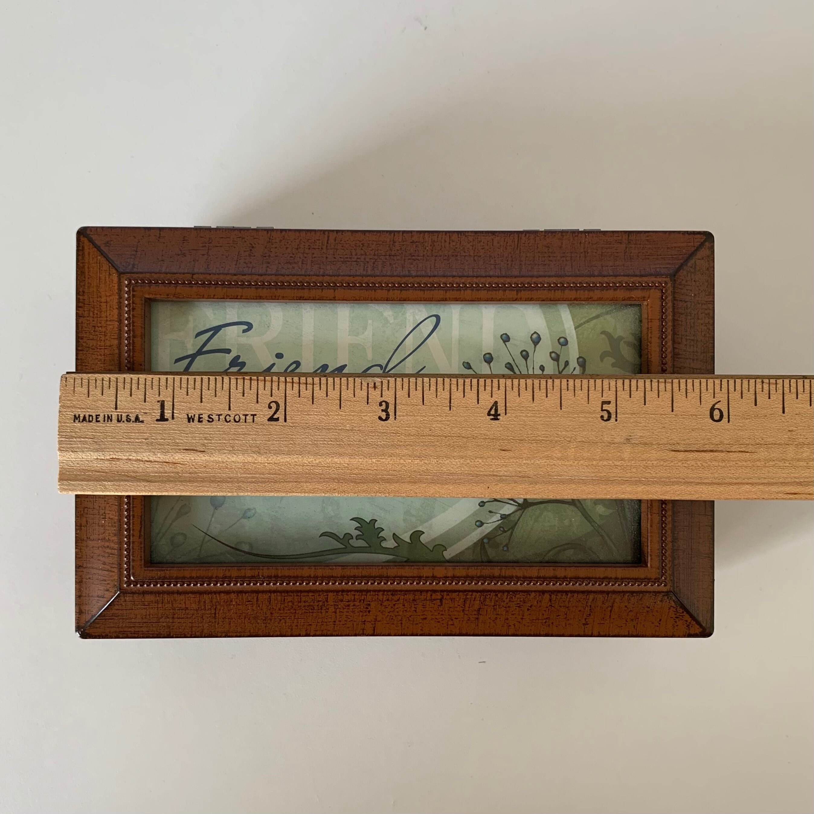 WOOD MUSIC BOX Carson Home Accents Edelweiss Music Jewelry Etsy