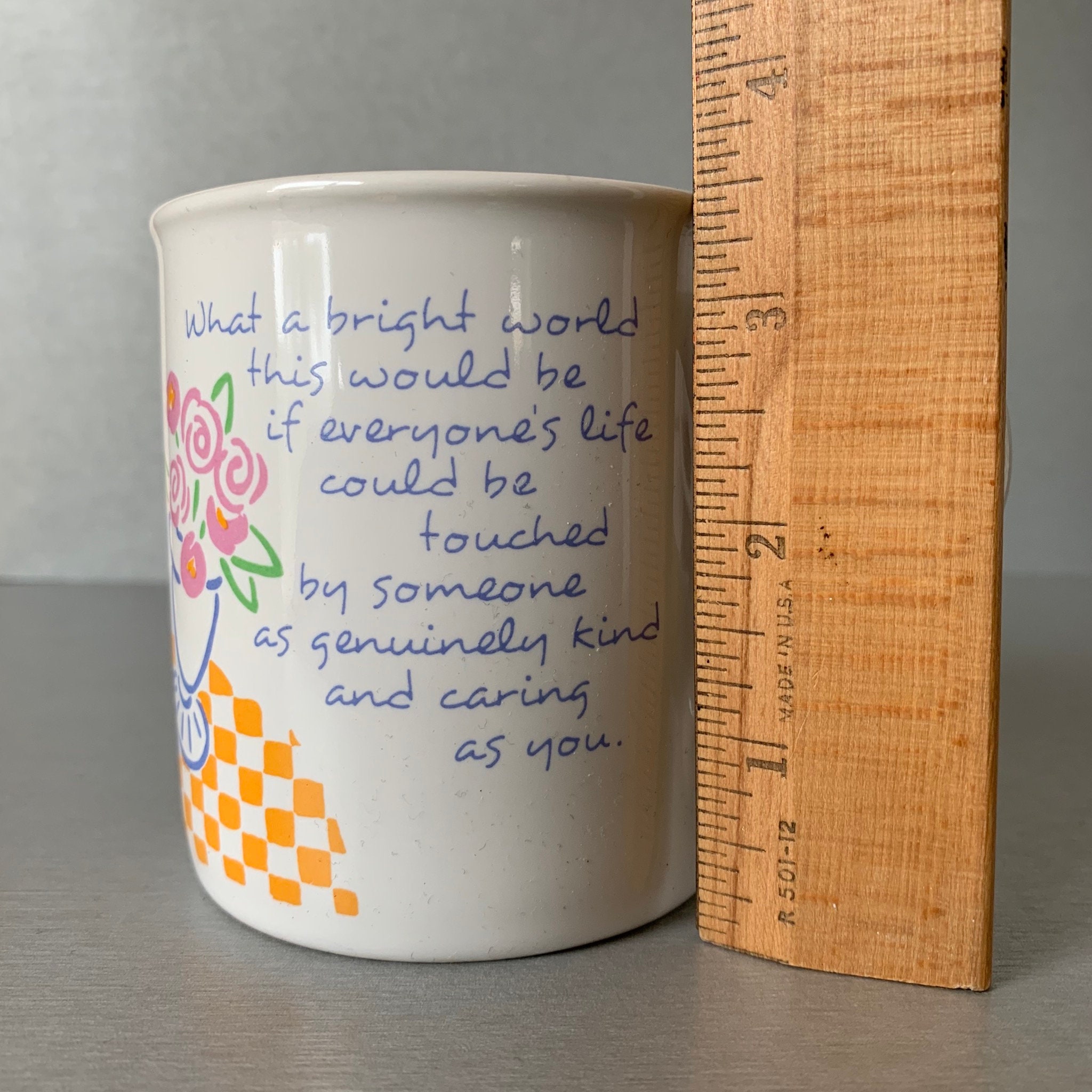 HALLMARK FRIEND GIFT Vintage Hallmark Cards Ceramic Cup Etsy