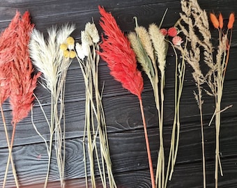 Letterbox Dried Flowers, Letter Box dried Flowers, Dried Flower Bouquet, DIY Dried Flower Bouquet,Dried Flowers Box,Letterbox Gift