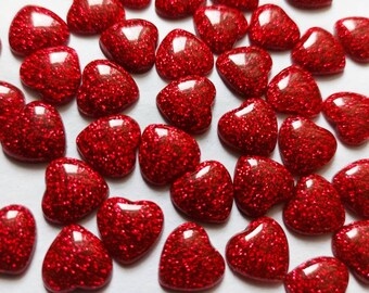 New Fashion 10pcs 12mm Heart Style Mix Colors Flat back Resin Cabochons Cameo For Bracelet Earrings accessories