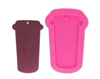 Coffee Cup Silicone Mold, Keychain Pendant, Jewelry Making