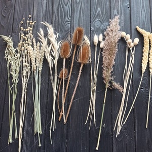 Dried Flowers, Dried Flowers Box, Rustic letterbox, dry flowers letterbox, Rustic flower home decor, Dry flower bouquet,boho bouquet,