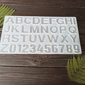 Alphabet Silicone Mold
