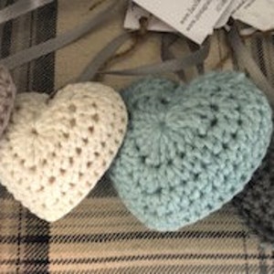 Crochet Hearts pattern - PDF downloadable pattern only