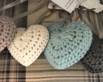 Crochet Hearts pattern - PDF downloadable pattern only