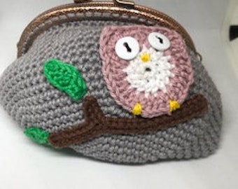 The crafting cow Owl purse - PDF download pattern