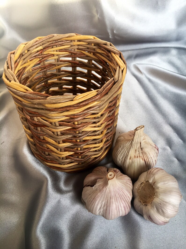 Set of 2 Storage Basket Onion Garlic Basket Vegetable Etsy