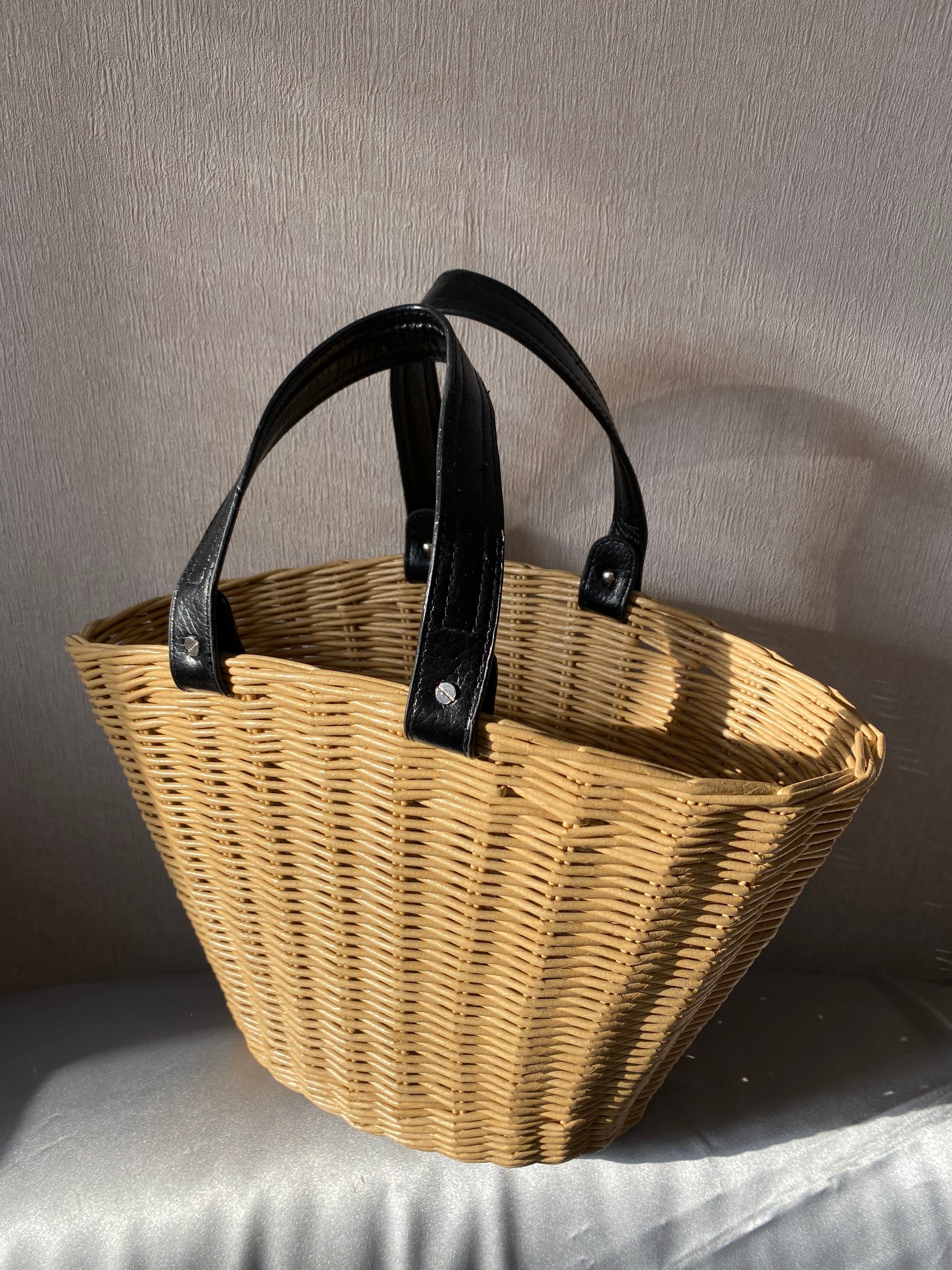 Buy Jane Birkin Style Wicker Basket Panier French Basket Straw Bag