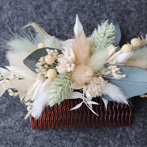Hair comb hair accessories bridal jewelry dried flowers wedding durable hair accessory