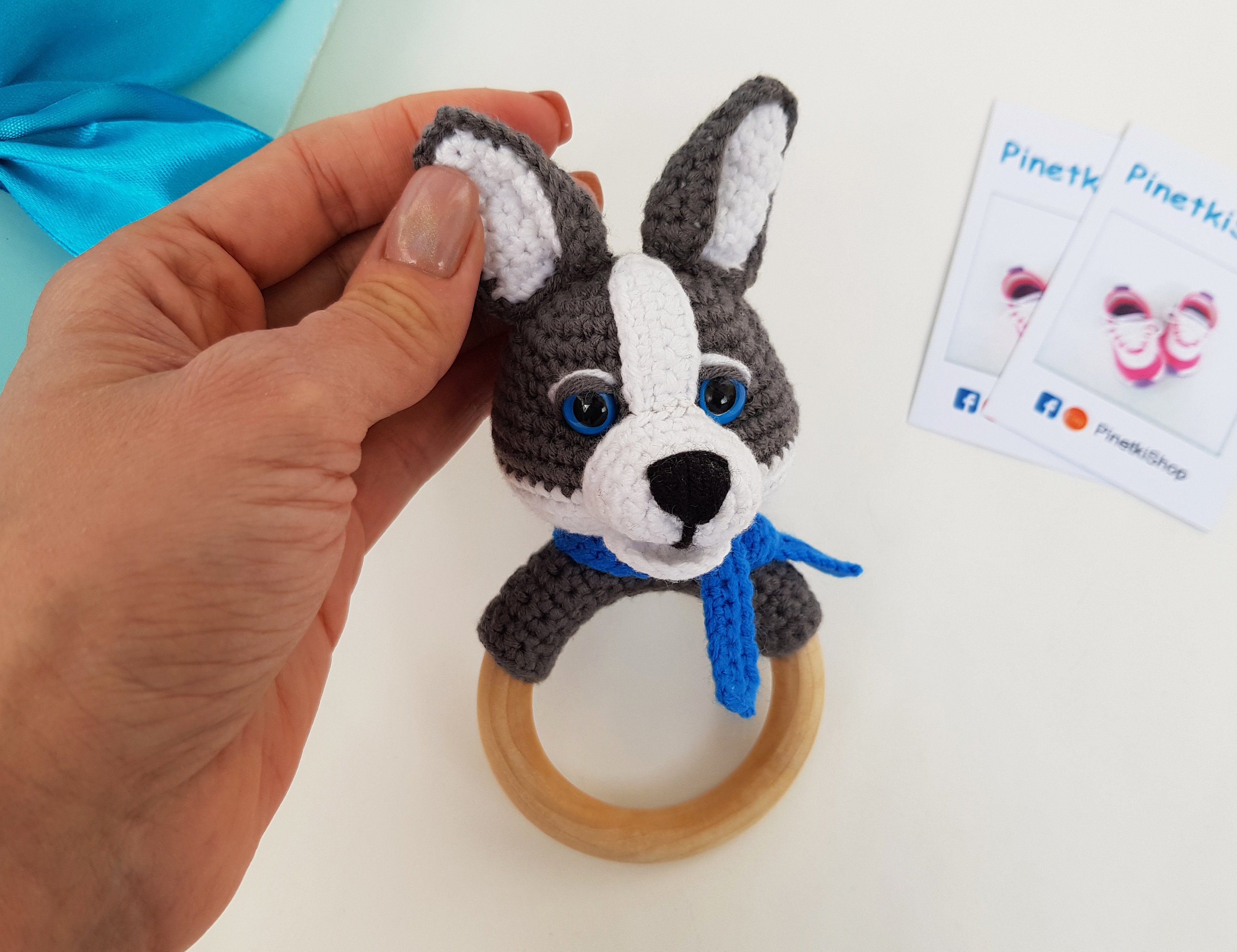 Crochet Pattern Baby rattle Dog crochet pattern amigurumi Etsy