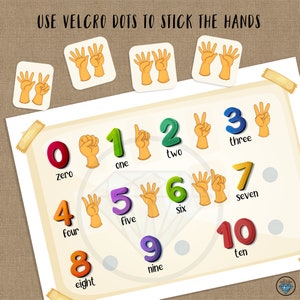 Counting to 10, Counting Activity, Preschool Printables, Busy Binder, Kindergarten, Homeschool, Kids Activity, Printable, PDF, Downloadable