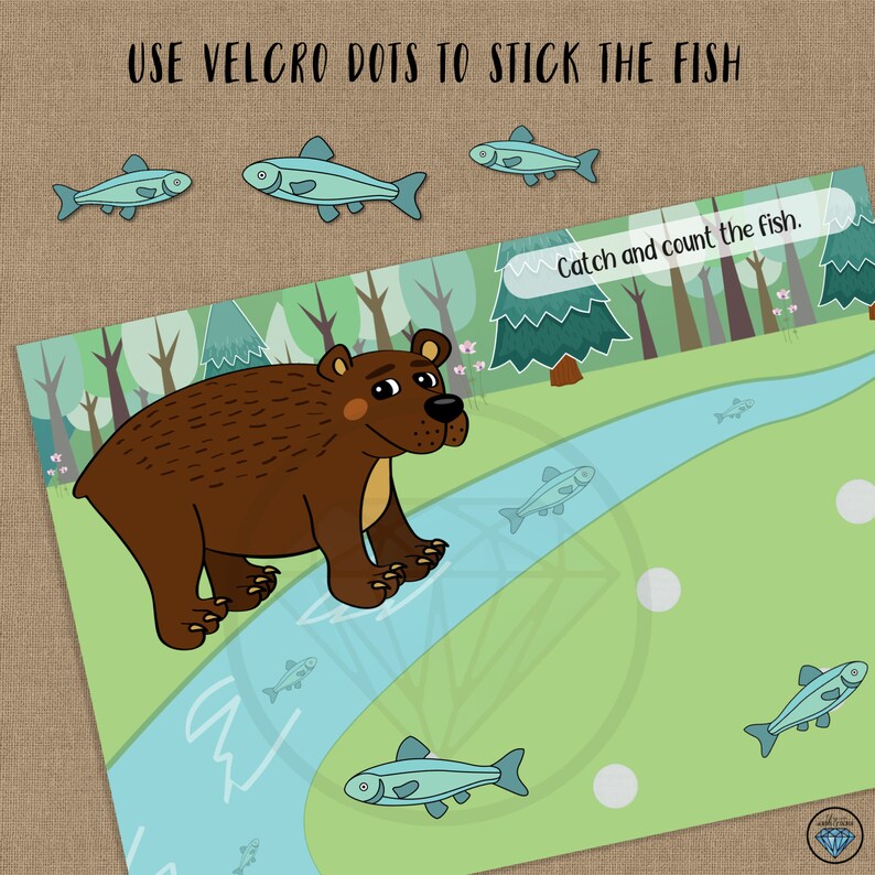 Forest Adventures Busy Books Forest Animals Preschool Etsy