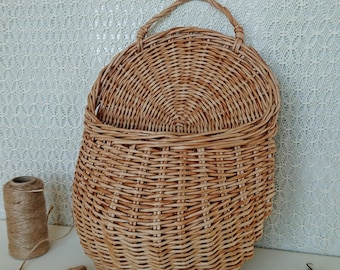 Door basket Wall basket Hanging Decor Flower basket Rustic style Countryhouse Farmhouse Sweet home