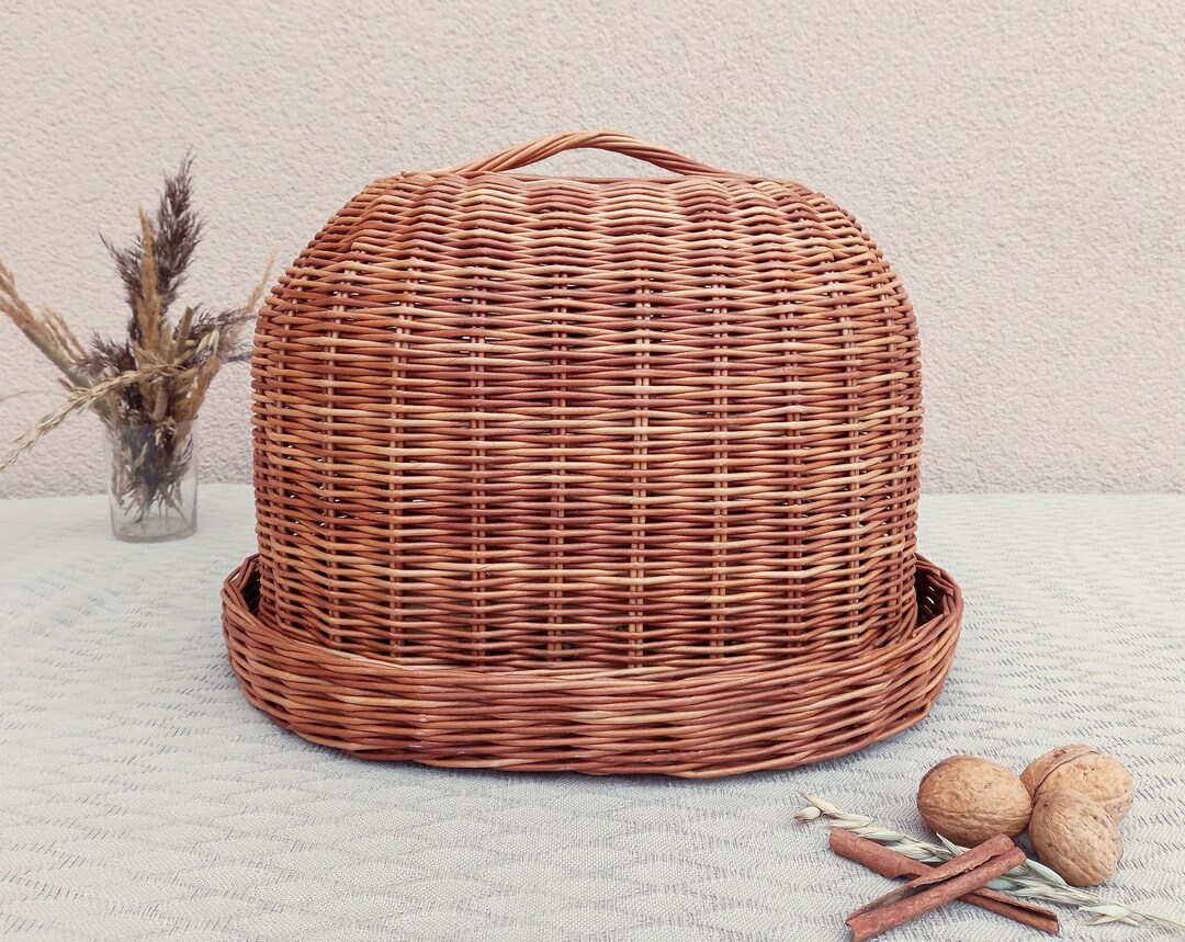 Food Cloche/ Picnic Food Cover, Food Dome Cover, Kitchen Storage Basket
