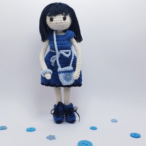 ANGIE crochet doll and accessories tutorial - PDF in French