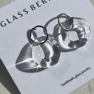 Contemporary minimalistic earrings, 24k Gold Plated Sterling Silver earrings, Lightweight design, Mothers day gift