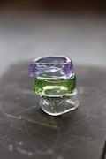 Lilac Glass Ring, Bold Lampwork Ring for Women, Chunky Statement Jewelry, Artisan Handmade Gift Idea product logo