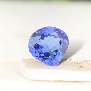 6 MM Natural Tanzanite, Heart shape Tanzanite, Beautiful Color Tanzanite, Zoisite Tanzanite, Fine Quality Tanzanite, December Birthstone.