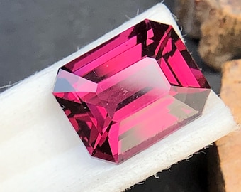 1.15 Ct Purplish Pink Spinel : Brilliant Hexagonal Cut Gemstone 
