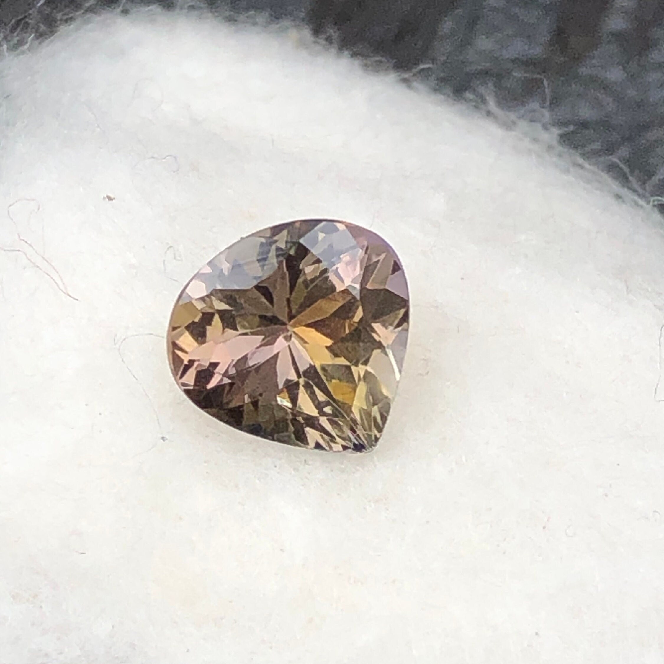 Natural Tanzanite, Heart Cut, 6 MM Loose Fatty Pear Zoisite Tanzanite Heart, Beautiful Brown Color Tanzanite Gemstone, Calibrated Tanzanite