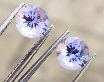 6 MM Tanzanite Pair For Earrings / StudsFaceted Tanzanite, Tanzanite Gemstone Loose Tanzanite For Jewelry, Tanzanite Pair