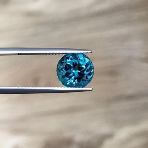 Natural London Blue Topaz,7MM Round London Blue Topaz,London Blue Topaz Round,Faceted London Blue Topaz,AAA Quality London Blue Topaz,Topaz