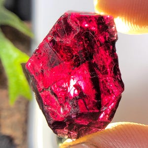 Natural Red Garnet Rough, Unheated Garnet Rough, 36 Carats Uncut Garnet Rough, Garnet Raw, Garnet Crystal
