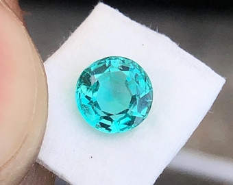 5 MM Round Faceted Natural Emerald, Loose Gemstone