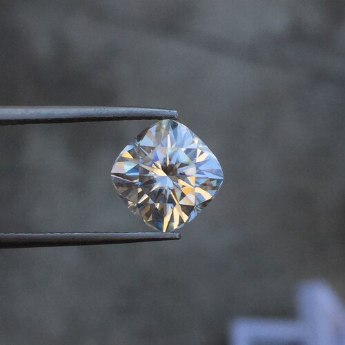 GRA Certificate shops Loose DEF Moissanite, 8x8 MM Moissanite, Cushion Cut Moissanite, White Moissanite Cushion, Moissanite Diamond Cushion