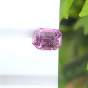 Natural Spinel Gemstone, Loose Baby pink Spinel Stone, Spinel For Jewelry making, Rare Color Spinel Octagon Cut, faceted Spinel Ring Size