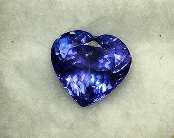 Natural Tanzanite,Tanzanite Heart Shape,Tanzanite Gemstone,December Birth Stone,Tanzanite Loose,Tanzanite Faceted,Tanzanite Cut,6MM Tz Heart
