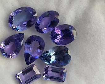 3X5MM To 4X6MM Natural Tanzanite,AAA Quality Tanzanite,Tanzanite Loose Gemstone,Fine Quality Gems,Lavender Blue Tanzanite,Tanzanite Stone