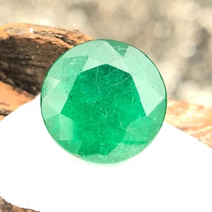 11.30 MM Natural Emerald Round, Dark Green Emerald, Emerald Gemstone, Loose Emerald, Huge Emerald, Ring Size Emerald, 5 Carats Emerald Round