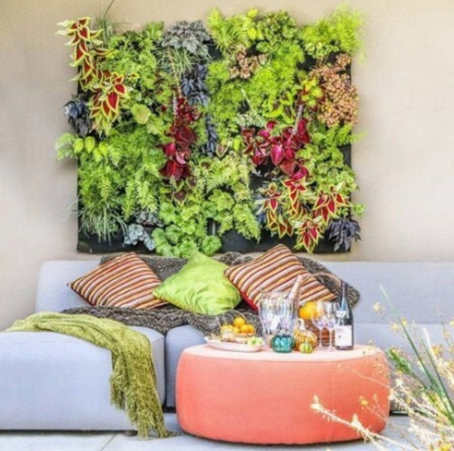 Living Wall Felt Pocket Planter Etsy