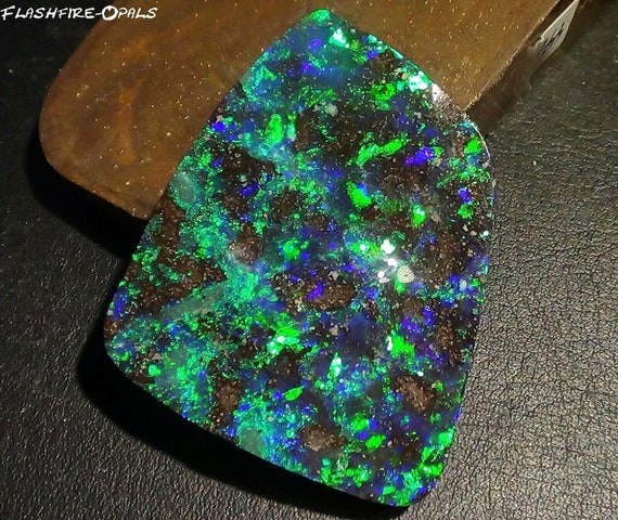 73ct. Giant Investment Gem Boulder Opal Brilliant Green blue