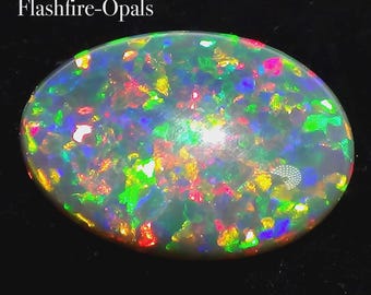 27.9ct!! Investment Welo Opal Brill 5 RED/GOLD-GREEN