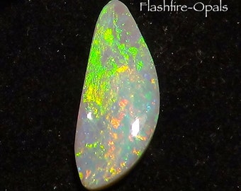 4.5 ct AUSTRALIAN GEM Opal Brilliant Gold-Orange-Green