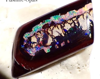 19.5ct. Gem Koroit Boulder Opal Brilliant RED-GREEN-ORANGE