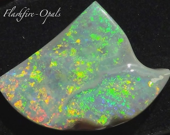 27.9ct Investment Dark Opal Gold-Red-Green-Turquoise