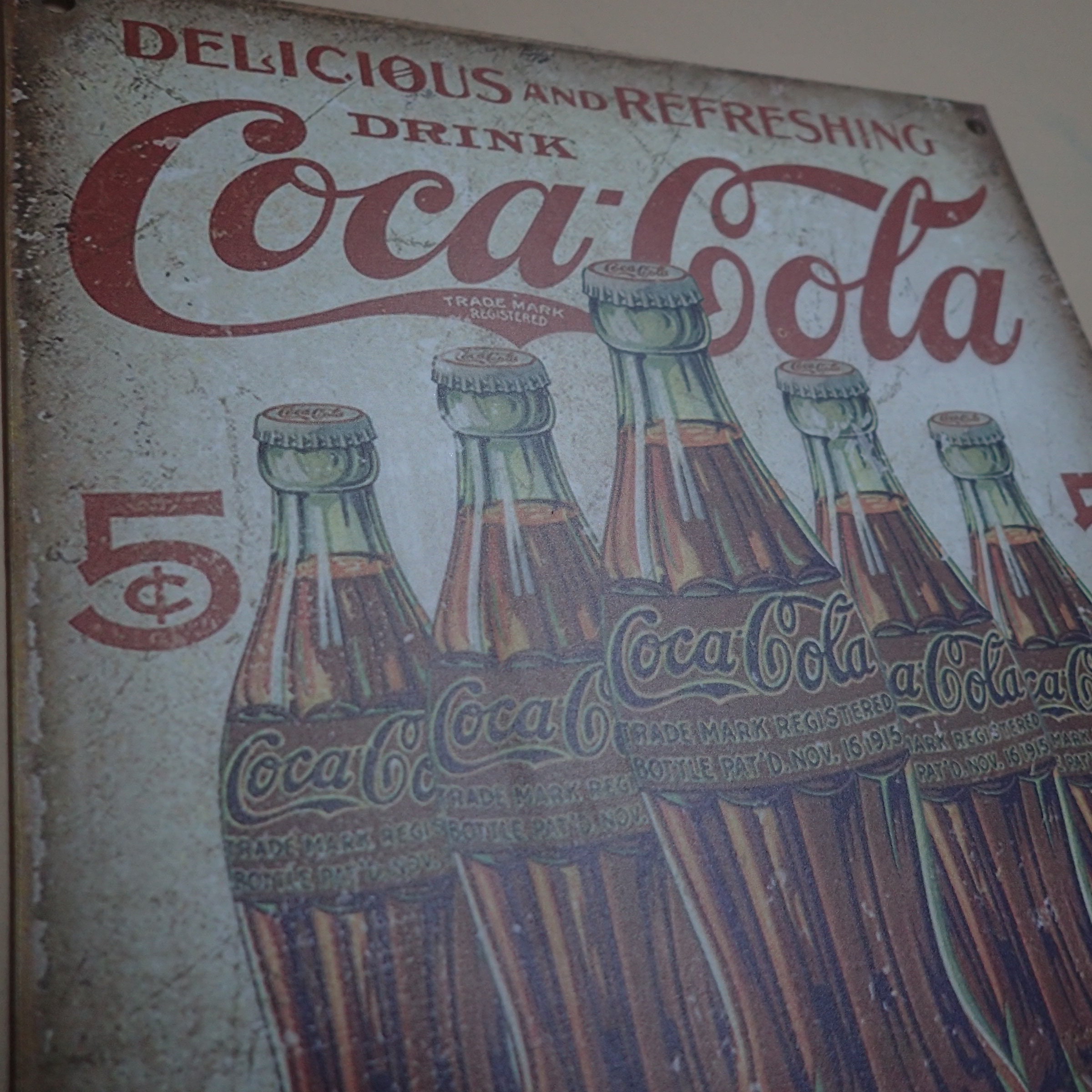 Vintage Old School Retro Zeichen Coca Cola Zeichen Garage | Etsy