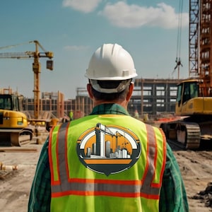 Custom Safety Vest Custom High viz vest Personalized Construction Vest Halloween Construction Vest Safety Personalized Vest Reflective Vest
