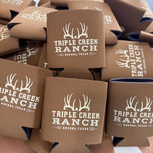 Personalized Can Coolers, Party Favors, Wedding Favors, Bridal Party, Groomsman gift, Beach Party favors, vacation trip favors, Promo favors image 18